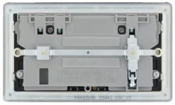 GoodHome Black Nickel Double 13A Screwless Switched Socket With USB X2 3.1A & Black Inserts -Master Yale Shop goodhome black nickel double 13a screwless switched socket with usb x2 3 1a black inserts5059340134284 04c scaled