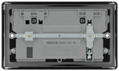 GoodHome Black Nickel Double 13A Switched Socket With USB X2 3.1A & Black Inserts -Master Yale Shop goodhome black nickel double 13a switched socket with usb x2 3 1a black inserts5059340135564 05c bq scaled