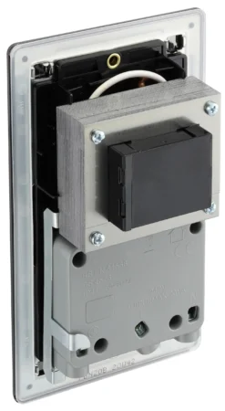 GoodHome Black Nickel Double Screwless Shaver Socket -Master Yale Shop goodhome black nickel double screwless shaver socket5059340134246 21c scaled