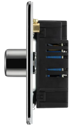 GoodHome Black Nickel Flat Profile Double 2 Way 400W Screwless Dimmer Switch -Master Yale Shop goodhome black nickel flat profile double 2 way 400w screwless dimmer switch5059340133843 05c scaled