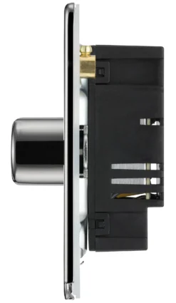 GoodHome Black Nickel Flat Profile Single 2 Way 400W Screwless Dimmer Switch -Master Yale Shop goodhome black nickel flat profile single 2 way 400w screwless dimmer switch5059340133805 05c scaled