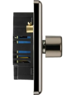 GoodHome Black Nickel Raised Rounded Profile Double 2 Way 400W Dimmer Switch -Master Yale Shop goodhome black nickel raised rounded profile double 2 way 400w dimmer switch5059340135373 05c scaled