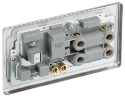 GoodHome Brushed Steel Cooker Switch & Socket With Neon & White Inserts -Master Yale Shop goodhome brushed steel cooker switch socket with neon white inserts5059340132433 21c scaled