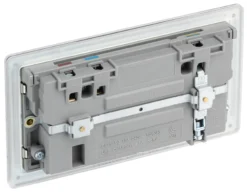 GoodHome Brushed Steel Double 13A Screwless Switched Socket With USB X2 3.1A & Grey Inserts 12 GoodHome Brushed Steel Double 13A Screwless Switched Socket With USB X2 3.1A & Grey Inserts -Master Yale Shop goodhome brushed steel double 13a screwless switched socket with usb x2 3 1a grey inserts5059340132259 21c scaled