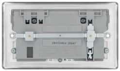 GoodHome Brushed Steel Double 13A Switched Socket With USB X2 4.2A & White Inserts 9 GoodHome Brushed Steel Double 13A Switched Socket With USB X2 4.2A & White Inserts -Master Yale Shop goodhome brushed steel double 13a switched socket with usb x2 4 2a white inserts5059340136042 04c scaled