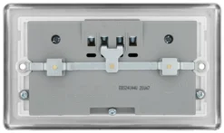GoodHome Brushed Steel Double 13A Unswitched Socket With USB X4 & White Inserts 9 GoodHome Brushed Steel Double 13A Unswitched Socket With USB X4 & White Inserts -Master Yale Shop goodhome brushed steel double 13a unswitched socket with usb x4 white inserts5059340132761 04c scaled