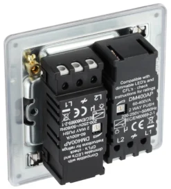 GoodHome Brushed Steel Flat Profile Double 2 Way 400W Screwless Dimmer Switch 11 GoodHome Brushed Steel Flat Profile Double 2 Way 400W Screwless Dimmer Switch -Master Yale Shop goodhome brushed steel flat profile double 2 way 400w screwless dimmer switch5059340131818 21c scaled