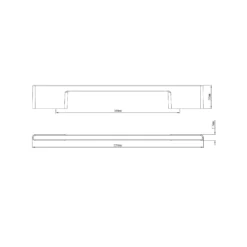 GoodHome Cacao Chrome Effect Kitchen Cabinets Pull Handle (L)220mm 8 GoodHome Cacao Chrome Effect Kitchen Cabinets Pull Handle (L)220mm -Master Yale Shop goodhome cacao chrome effect kitchen cabinets pull handle l 220mm5059340482057 01t