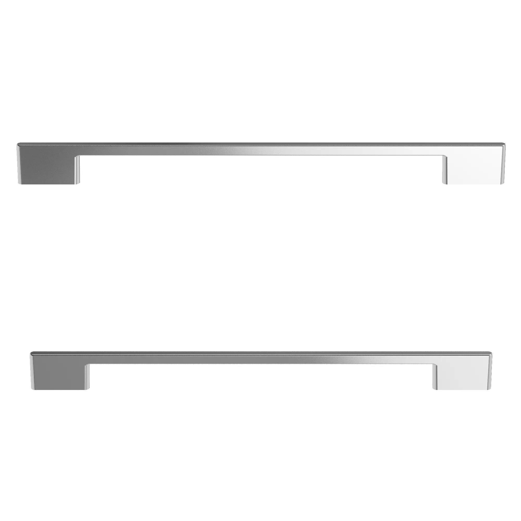 GoodHome Cacao Chrome Effect Kitchen Cabinets Pull Handle (L)352mm 2 GoodHome Cacao Chrome Effect Kitchen Cabinets Pull Handle (L)352mm - Image 2