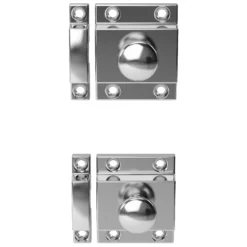 GoodHome Chervil Chrome Effect Kitchen Cabinet Latch Pack Of 2 (L)52mm (H)50mm 7 GoodHome Chervil Chrome Effect Kitchen Cabinet Latch Pack Of 2 (L)52mm (H)50mm -Master Yale Shop goodhome chervil chrome effect kitchen cabinet latch pack of 2 l 52mm h 50mm5059340482279 02c