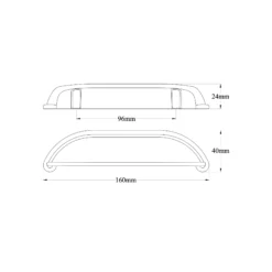 GoodHome Chervil Chrome Effect Kitchen Cabinets Pull Handle (L)160mm 9 GoodHome Chervil Chrome Effect Kitchen Cabinets Pull Handle (L)160mm -Master Yale Shop goodhome chervil chrome effect kitchen cabinets pull handle l 160mm5059340482248 01t