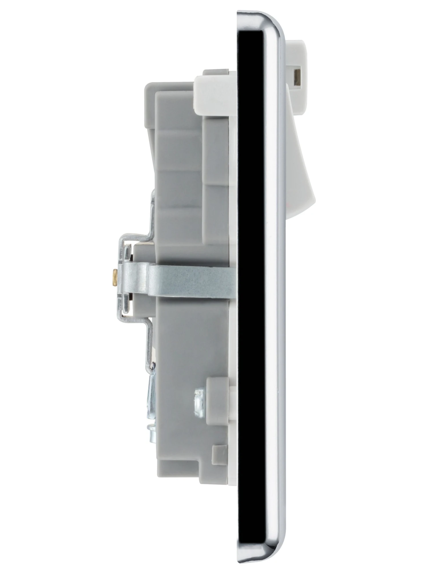 GoodHome Chrome 13A Raised Rounded Switched Double WiFi Extender Socket With USB 5 GoodHome Chrome 13A Raised Rounded Switched Double WiFi Extender Socket With USB - Image 5