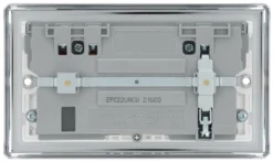 GoodHome Chrome Double 13A Switched Socket With USB X2 4.2A & White Inserts 9 GoodHome Chrome Double 13A Switched Socket With USB X2 4.2A & White Inserts -Master Yale Shop goodhome chrome double 13a switched socket with usb x2 4 2a white inserts5059340136097 04c scaled