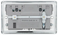 GoodHome Chrome Double 13A Switched Socket With USB X3 & White Inserts 9 GoodHome Chrome Double 13A Switched Socket With USB X3 & White Inserts -Master Yale Shop goodhome chrome double 13a switched socket with usb x3 white inserts5059340134543 04c scaled
