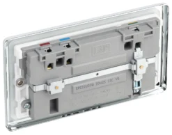 GoodHome Chrome Double 13A Switched Socket With USB X3 & White Inserts 11 GoodHome Chrome Double 13A Switched Socket With USB X3 & White Inserts -Master Yale Shop goodhome chrome double 13a switched socket with usb x3 white inserts5059340134543 21c scaled