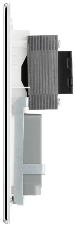 GoodHome Chrome Double Flat Screwless Shaver Socket Gloss Chrome Effect 11 GoodHome Chrome Double Flat Screwless Shaver Socket Gloss Chrome Effect -Master Yale Shop goodhome chrome double flat screwless shaver socket gloss chrome effect5059340133232 05c scaled