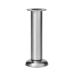 GoodHome Cicely 165mm Silver Effect Cabinet Legs, Pack Of 4