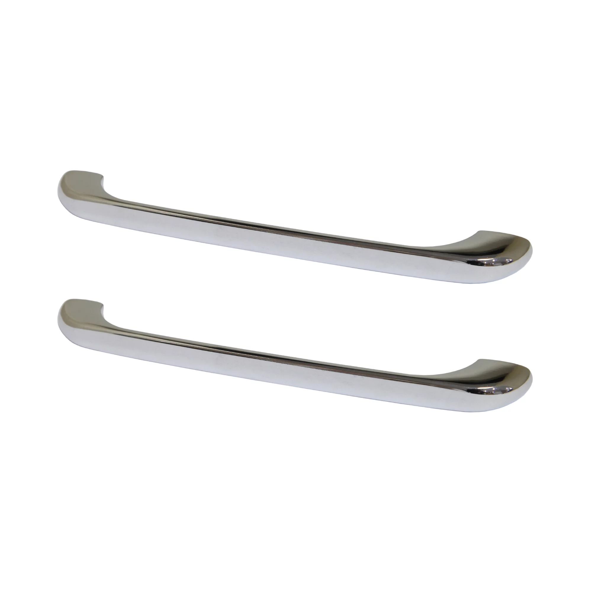 GoodHome Condio Chrome Effect Kitchen Cabinets Pull Handle (L)225mm 1 GoodHome Condio Chrome Effect Kitchen Cabinets Pull Handle (L)225mm