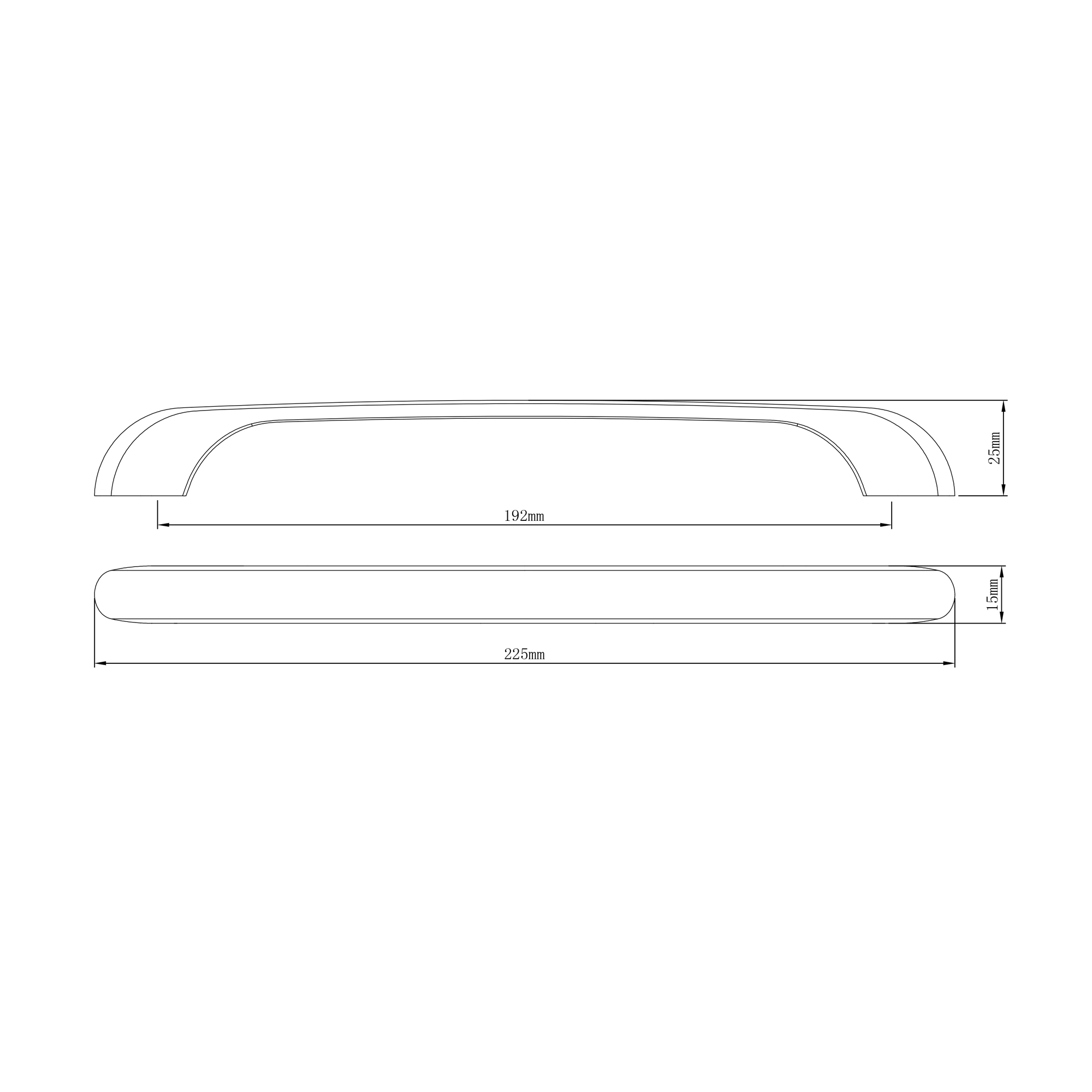 GoodHome Condio Chrome Effect Kitchen Cabinets Pull Handle (L)225mm 4 GoodHome Condio Chrome Effect Kitchen Cabinets Pull Handle (L)225mm - Image 4