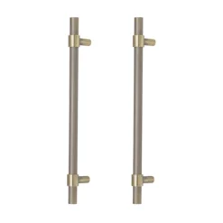 GoodHome Dukkah Brass Effect Kitchen Cabinets Handle (L)257mm -Master Yale Shop goodhome dukkah brass effect kitchen cabinets handle l 257mm3663602475446 22c bq scaled