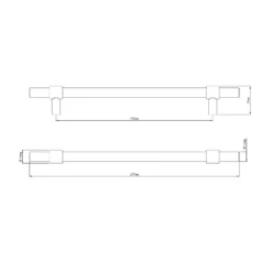 GoodHome Dukkah Satin Nickel Effect Kitchen Cabinets Pull Handle (L)257mm -Master Yale Shop goodhome dukkah satin nickel effect kitchen cabinets pull handle l 257mm5059340482026 01t