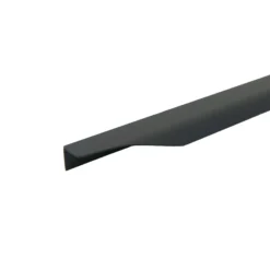 GoodHome Imandra Matt Black Bathroom Edge Handle (L)1000mm