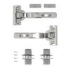 GoodHome Kombu Larder Soft-close 105° Clip-on Cabinet Hinge, Pair