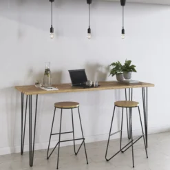 GoodHome Nantua 890mm Black Modern Hairpin Worktop Support Leg -Master Yale Shop goodhome nantua 890mm black modern hairpin worktop support leg5059340213569 01i scaled