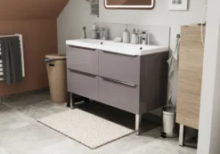 GoodHome Portloe Silver Chrome Effect Aluminium Adjustable Cabinet Feet (H)231mm, Pair Of 2 -Master Yale Shop goodhome portloe silver chrome effect aluminium adjustable cabinet feet h 231mm pair of 25059340018805 40i scaled