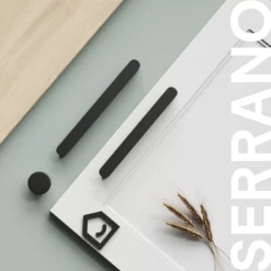 GoodHome Serrano Black Kitchen Cabinets Pull Handle (L)240mm 11 GoodHome Serrano Black Kitchen Cabinets Pull Handle (L)240mm -Master Yale Shop goodhome serrano black kitchen cabinets pull handle l 240mm5059340482484 06i scaled