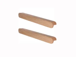 GoodHome Serrano Oak Effect Kitchen Cabinets Pull Handle (L)220mm