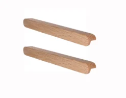 GoodHome Serrano Oak Effect Kitchen Cabinets Pull Handle (L)240mm