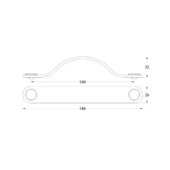 GoodHome Yarrow Black Kitchen Cabinets Pull Handle (L)186mm -Master Yale Shop goodhome yarrow black kitchen cabinets pull handle l 186mm5059340482514 01t
