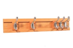 Heavy Duty 5 Hook Rail, (L)490mm
