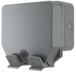 LAP 13A Grey 2 Gang Outdoor Weatherproof Switched Socket -Master Yale Shop lap 13a grey 2 gang outdoor weatherproof switched socket5059340290881 37c scaled