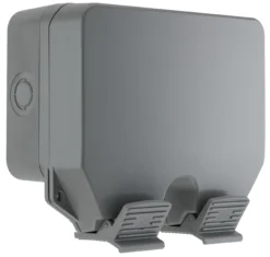 LAP 13A Grey 2 Gang Outdoor Weatherproof Switched Socket -Master Yale Shop lap 13a grey 2 gang outdoor weatherproof switched socket5059340290881 38c scaled