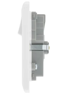 LAP White 13A Raised Slim Switched Double WiFi Extender Socket With USB 10 LAP White 13A Raised Slim Switched Double WiFi Extender Socket With USB -Master Yale Shop lap white 13a raised slim switched double wifi extender socket with usb5057741127614 05c scaled