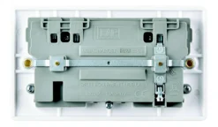 LAP White Double 13A Switched Socket With USB X2 4.2A & White Inserts -Master Yale Shop lap white double 13a switched socket with usb x2 4 2a white inserts5057741127607 04c