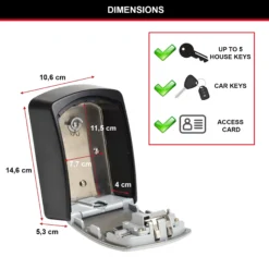 Master Lock 4 Digit Wall-mounted External Combination Key Safe Extra Large -Master Yale Shop master lock 4 digit wall mounted external combination key safe extra large3520190932297 01t bq