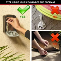 Master Lock 4 Digit Wall-mounted External Combination Key Safe Extra Large -Master Yale Shop master lock 4 digit wall mounted external combination key safe extra large3520190932297 38c bq