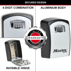 Master Lock 4 Digit Wall-mounted External Combination Key Safe Extra Large -Master Yale Shop master lock 4 digit wall mounted external combination key safe extra large3520190932297 39c bq