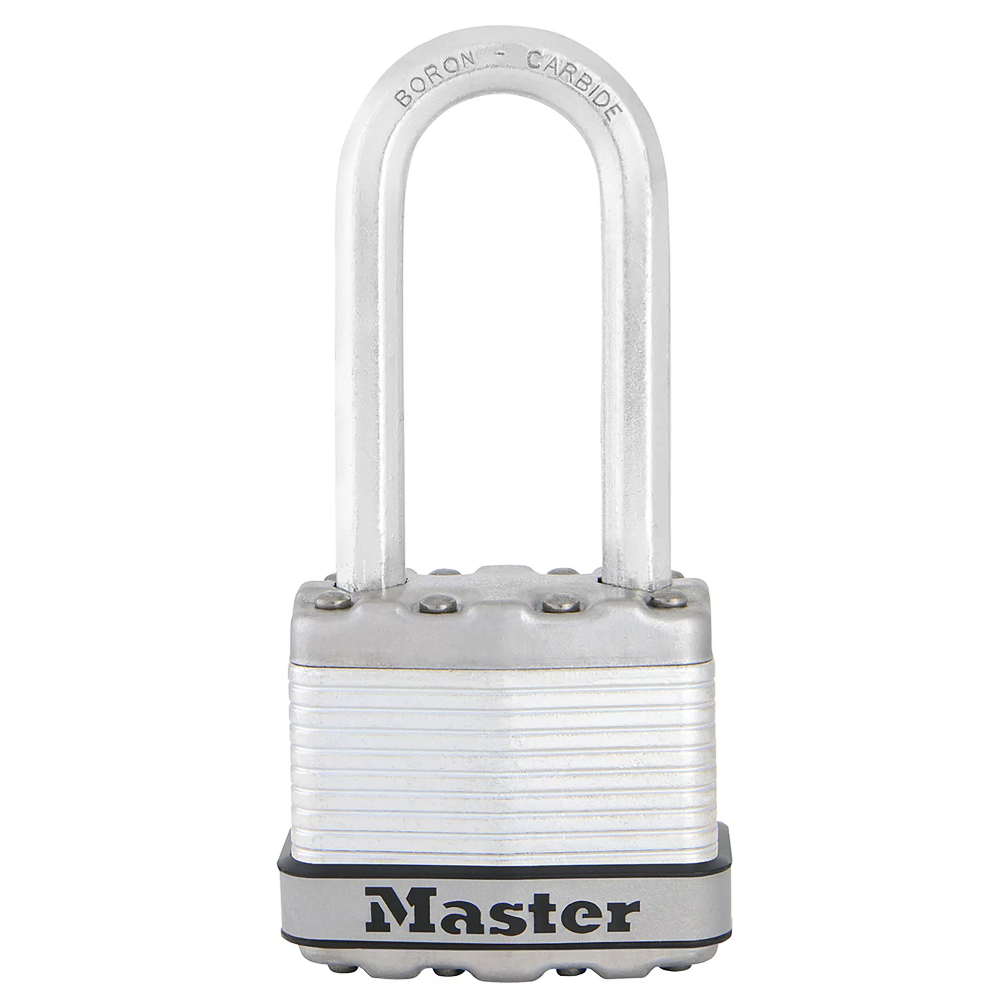 Master Lock Excell Heavy Duty Laminated Steel Long Shackle Padlock (W)45mm 1 Master Lock Excell Heavy Duty Laminated Steel Long Shackle Padlock (W)45mm