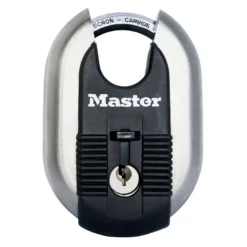 Master Lock Excell Steel Black Closed Shackle Padlock (W)80mm