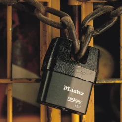 Master Lock ProSeries Laminated Steel Black Closed Shackle Padlock (W)67mm -Master Yale Shop master lock proseries laminated steel black closed shackle padlock w 67mm3520190057549 23c bq