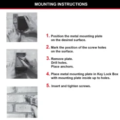 Master Lock Push Button 12 Digit Wall-mounted External Combination Key Safe -Master Yale Shop master lock push button 12 digit wall mounted external combination key safe3520190944726 41c bq
