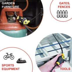 Master Lock Python Black & Yellow Braided Steel Bike & Motorbike Cable Lock (L)1.8m 8 Master Lock Python Black & Yellow Braided Steel Bike & Motorbike Cable Lock (L)1.8m -Master Yale Shop master lock python black yellow braided steel bike motorbike cable lock l 1 8m3520190925459 37c bq