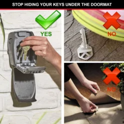 Master Lock Reinforced Security 4 Digit Wall-mounted External Combination Key Safe -Master Yale Shop master lock reinforced security 4 digit wall mounted external combination key safe3520190935113 38c bq