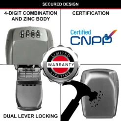 Master Lock Reinforced Security 4 Digit Wall-mounted External Combination Key Safe -Master Yale Shop master lock reinforced security 4 digit wall mounted external combination key safe3520190935113 39c bq