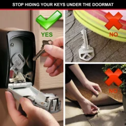 Master Lock Wall-mounted External Combination Key Safe Medium -Master Yale Shop master lock wall mounted external combination key safe medium3520190922380 38c bq