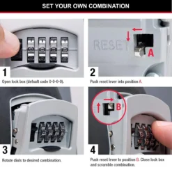 Master Lock Wall-mounted External Combination Key Safe Medium -Master Yale Shop master lock wall mounted external combination key safe medium3520190922380 40c bq